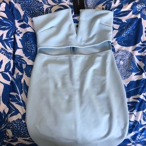 Light blue cut out midi dress! NWT